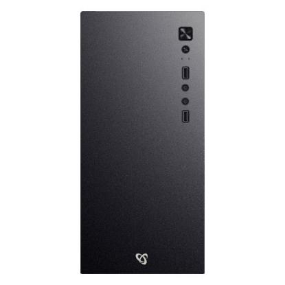 Ohišje SBOX PCC-12, mATX Mid Tower, črno, bez napajalnika
