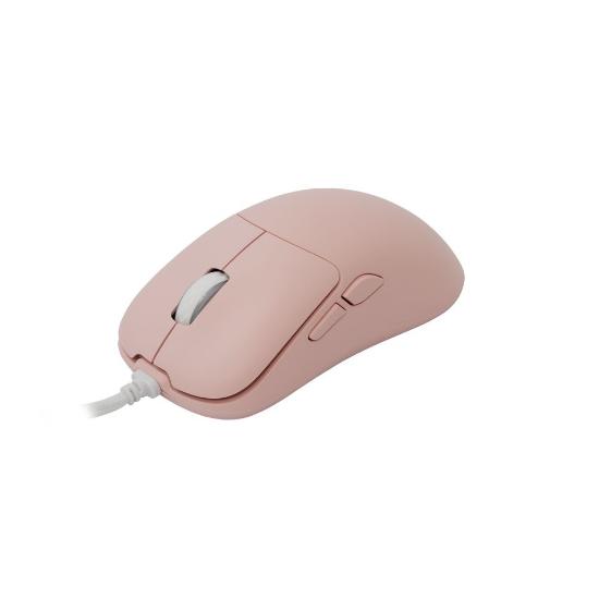 Miška WHITE SHARK Graphene, optički, 12400dpi, rozi