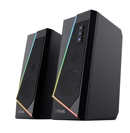 Zvočniki TRUST GXT 609 Zoxa, RGB, 6W, črni