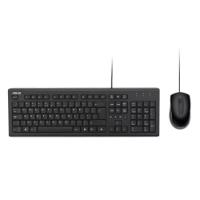 Tipkovnica + miška ASUS U2000, USB, črna