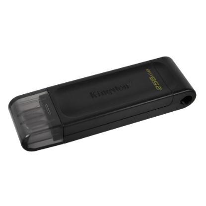 Memorija USB-C FLASH DRIVE, 256 GB, KINGSTON DT70/256GB, crni