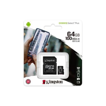 Memorijska kartica KINGSTON Canvas Select Plus Micro SDCS2/64GB, SDXC 64GB, Class 10 UHS-I + adapter