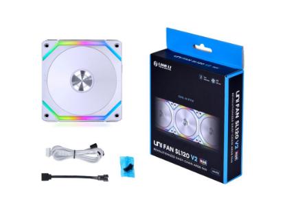 Ventilator LIAN LI Uni Fan SL120 V2 RGB PWM, 120mm, beli
