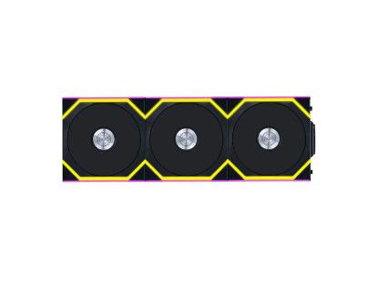 Ventilator LIAN LI UNI FAN SL Wireless, ARGB, 120mm PWM, 3-pack komplet + krmilnik, črni