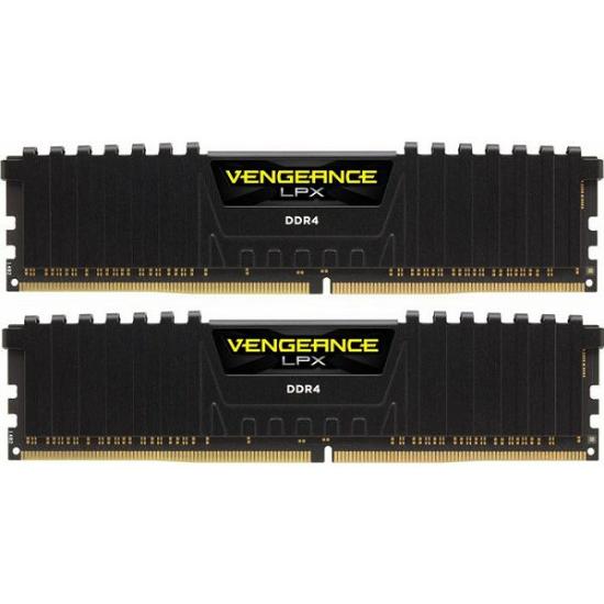 RAM pomnilnik PC-25600, 16GB, CORSAIR CMK16GX4M2B3200C16 Vengeance LPX Black, DDR4 3200Mhz, 2x8GB kit