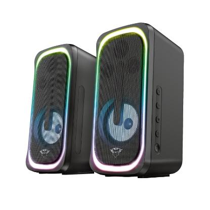 Zvočniki TRUST GXT 635 Rumax, 2.1, RGB, 40W, BT, črni