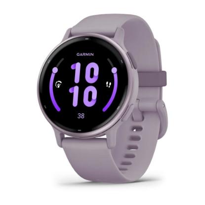Pametni sat GARMIN Vivoactive 5, senzor otkucaja, GPS, ljubičasti/ljubičasti remen