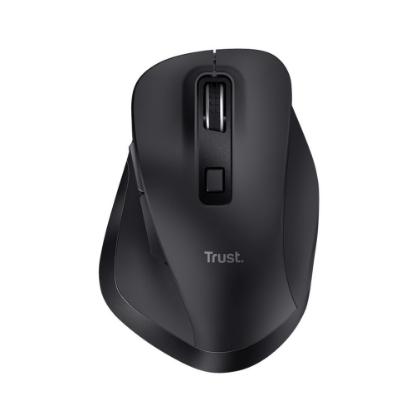 Miška TRUST Fyda Wireless Eco, optički, bežični, 2400dpi, črni