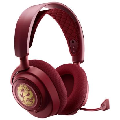 Slušalice STEELSERIES Arctis Nova 7 Dragon Edition, bežične, crvene