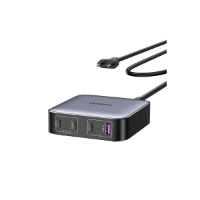 Kućni punjač UGREEN Nexode GaN, 100W, USB-A, 3XUSB-C, crno-sivi