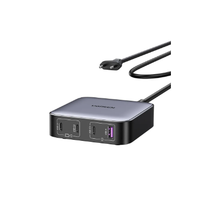 Kućni punjač UGREEN Nexode GaN, 100W, USB-A, 3XUSB-C, crno-sivi