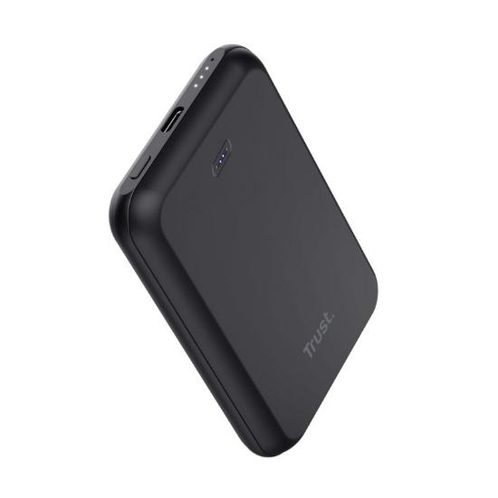 Mobilni USB punjač TRUST Mango Magnetic Wireless, 5000 mAh, crni
