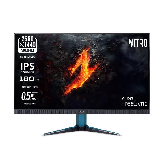 Gaming monitor 27" ACER Nitro VG271UM3bmiipx UM.HV1EE.301, QHD, IPS, 180Hz, 1ms, 250cd/m2, FreeSync, zvočnici, črni