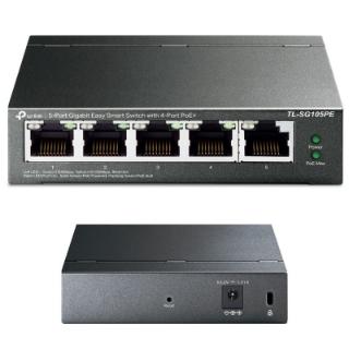 Switch TP-LINK TL-SG105PE, 10/100/1000 Mbps, 5-port, Smart, metalno kućište