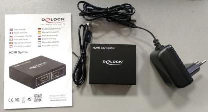 RABLJENI - Razdjelnik HDMI DELOCK Switch, HDMI In na 2x HDMI out, 4K