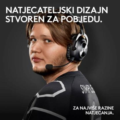 Slušalice LOGITECH G PRO X 2 Lightspeed, 7.1, bežične, roze