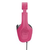 Miška + podloga za Miška + slušalke TRUST GXT 790, USB, optički, rozi