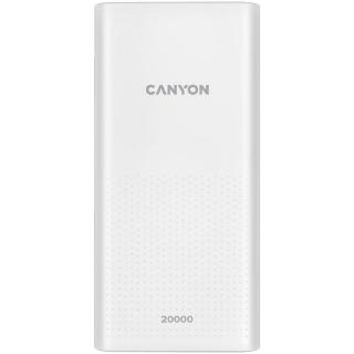 Mobilni USB punjač CANYON PB-2001, 20000 mAh, 10W, bijeli