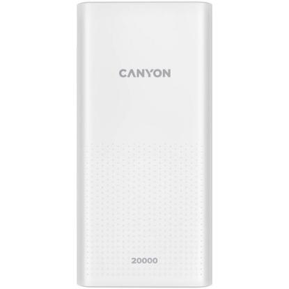 Mobilni USB punjač CANYON PB-2001, 20000 mAh, 10W, bijeli