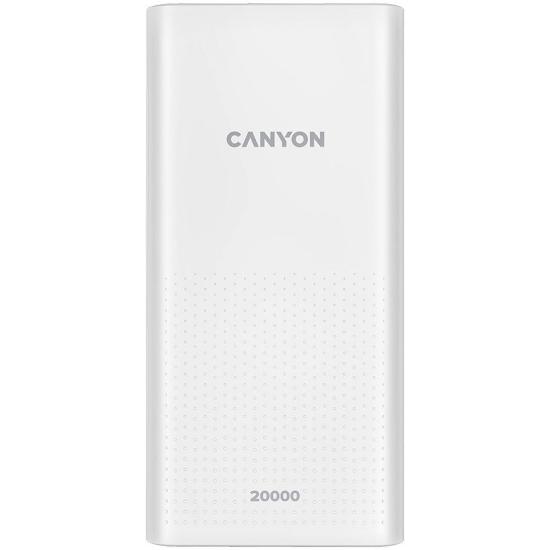 Mobilni USB punjač CANYON PB-2001, 20000 mAh, 10W, bijeli
