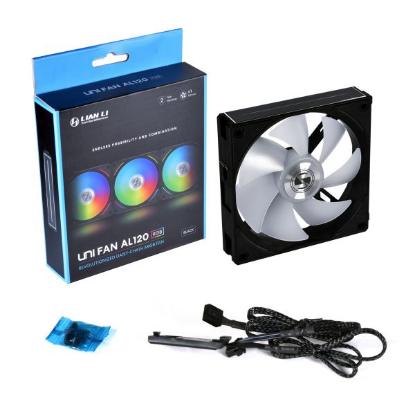 Ventilator LIAN LI Uni AL120 RGB, 120mm PWM, črni