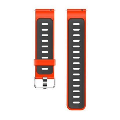 Zamjenski remen BELINE Double Color Silicone 20mm, crveno-crni