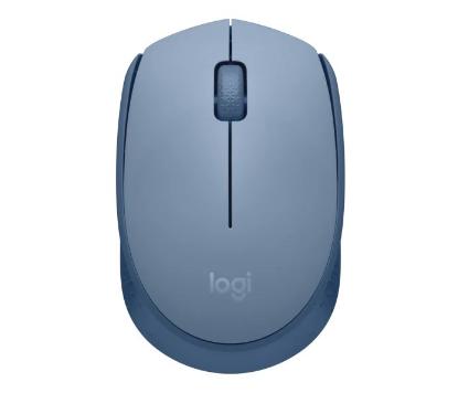 Miška LOGITECH M171, optički, bežični, plavo-sivi
