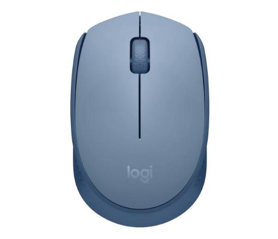 Miška LOGITECH M171, optički, bežični, plavo-sivi