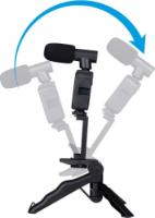 Selfie tripod GRUNDIG Selfie Studio, sa svjetlom i mikrofonom, crni