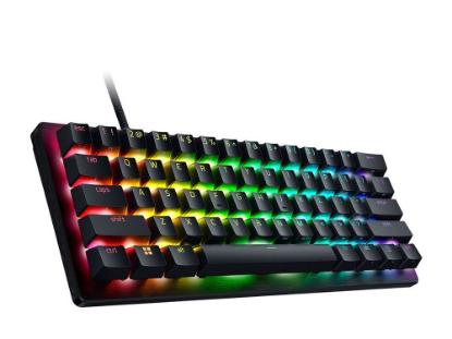 Tipkovnica RAZER Huntsman V3 Pro Mini, Analog Switch, RGB, HR/US Layout, USB, crna