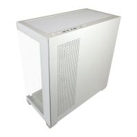 Ohišje LC POWER Gaming 715B Seamless Pale X, MIDI, ATX, window, belo, bez napajalnika