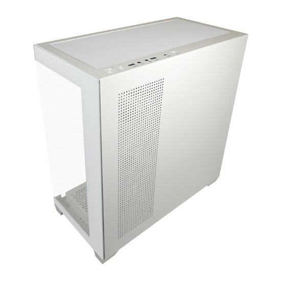 Ohišje LC POWER Gaming 715B Seamless Pale X, MIDI, ATX, window, belo, bez napajalnika
