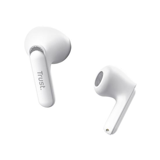 Slušalice TRUST Yavi, in-ear, ENC, bežične, bijele