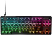 Tipkovnica STEELSERIES Apex 9 TKL, RGB, mehanička, OptiPoint switch, US layout, USB, črna