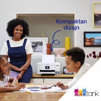 Multifunkcijski Tiskalnik EPSON EcoTank L4266, Tiskalnik/scanner/copy, 5760dpi, WiFi, USB, beli