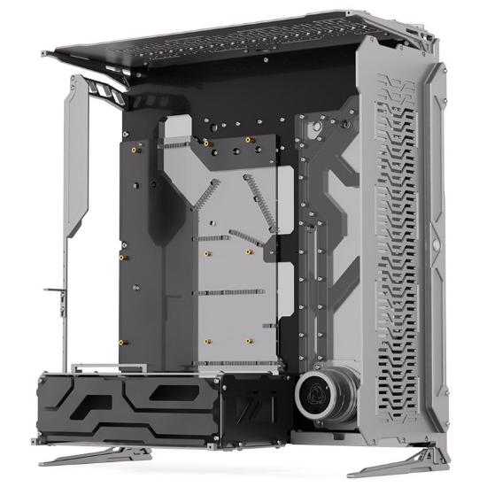 Kućište SINGULARITY COMPUTERS Spectre 3.0, E-ATX, prozor, kaljeno staklo, srebrno, bez napajanja