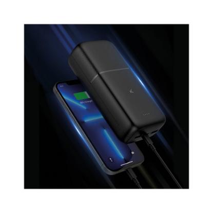 Mobilni USB punjač KSIX BXBA30000PD, 30000 mAh, PD 20W, 2xUSB-A, USB-C, crni