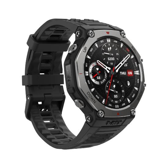 Pametni sat AMAZFIT T-Rex 3, 1.5" AMOLED, pametne obavijesti, crni