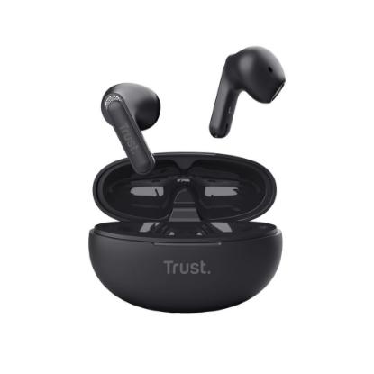 Slušalice TRUST Yavi, in-ear, ENC, bežične, crne