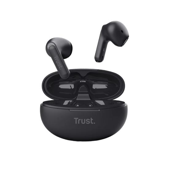 Slušalice TRUST Yavi, in-ear, ENC, bežične, crne