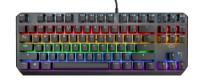 Tipkovnica TRUST GXT 834 CALLAZ, RGB, mehanička, črna, US Layout, USB