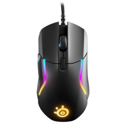 Miška STEELSERIES Rival 5, optički, RGB, 18000 CPI, mat črni, USB