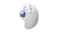 Miška LOGITECH Ergo M575S, optički, 2000dpi, trackball, bežični, USB, beli