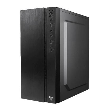 Ohišje SBOX PCC-05, mATX Mid Tower, črno, bez napajalnika