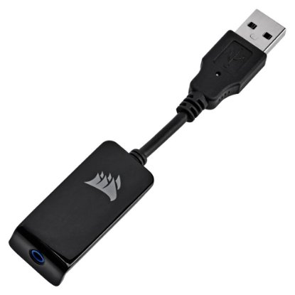 Slušalice CORSAIR HS55 Surround, mikrofon, crne