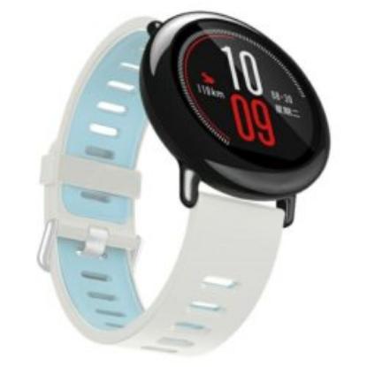 Zamjenski remen BELINE Double Color Silicone 20mm, bijelo-plavi