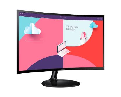 Monitor 24" LED SAMSUNG LS24C360EAUXEN, FHD VA, 4ms, 250 cd/m2, ukrivljen, črni