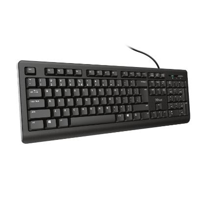 Tipkovnica Trust Primo, črna, USB