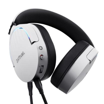 Slušalice TRUST GXT 490W Fayzo, 7.1, RGB, USB, bijele