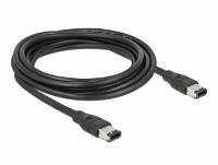 Kabel DELOCK, FireWire 6-pin (M) na 6-pin (M), 3m